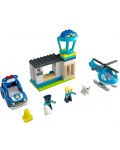 Конструктор LEGO Duplo Town - Полицейски участък и хеликоптер (10959) - 3t