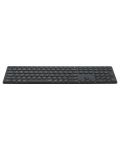 Комплект клавиатура и мишка Rapoo - 9800M, безжичен, черен - 4t