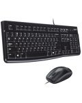 Комплект мишка и клавиатура Logitech - MK120, черен - 3t