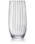 Комплект чаши за вода Bohemia - Royal Waterfall, 6 броя x 350 ml - 1t