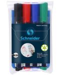 Комплект маркери за бяла дъска Schneider Maxx 290 - 4 цвята - 1t