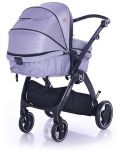 Комбинирана детска количка Lorelli - Adria, Grey - 3t