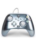 Контролер PowerA - Enhanced, за Xbox One/Series X/S, Metallic Ice - 1t