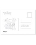 Комплект пощенски картички ABYstyle Games: Pokemon - Generation 1 starters, 5 бр. - 7t