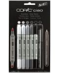 Комплект маркери Copic Ciao - Cool Grey Tones - 1t