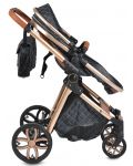 Комбинирана детска количка Moni - Alma, черна - 7t