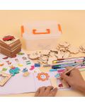 Комплект за рисуване Smart Baby - Кутия с аксесоари - 3t
