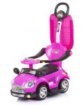 Кола за яздене с дръжка Chipolino - Super car, розова - 2t