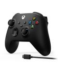 Безжичен контролер Microsoft - Black (Xbox One/Series S/X) - 2t