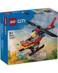 Конструктор LEGO City - Пожарен спасителен хеликоптер (60411) - 1t