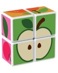 Комплект магнитни кубчета Geomag - Magicube, Плодове, 7 части - 3t