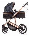Комбинирана бебешка количка Chipolino - Енигма, Абанос - 4t