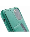 Кожен калъф с джоб Mujjo за iPhone 11 Pro Max, светлозелен - 6t