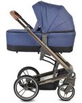 Комбинирана детска количка Cangaroo - Icon 2 в 1, деним - 2t