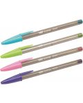 Комплект цветни химикалки BIC Cristal - Fun, 1.6 mm, 4 цвята - 2t