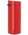 Кош за отпадъци Brabantia - Touch Bin New, 30 l, Passion Red - 3t
