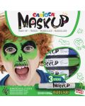Комплект бои за лице Carioca Mask up - Чудовище, 3 цвята  - 1t