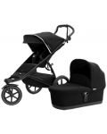 Комбинирана бебешка количка 2 в 1 Thule - Urban Glide 2, Black - 1t