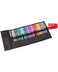 Комплект флумастери Stabilo Pen 68 - 25 цвята, в ролка  - 3t