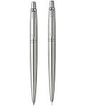 Комплект химикалка Parker Jotter Stainless Steel - С автоматичен молив - 2t
