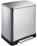 Кош за отпадъци EKO Europe - E-Cube, 30 l, хром мат - 1t