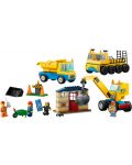 Конструктор LEGO City - Строителна площадка с камиони (60391) - 3t