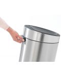 Кош за отпадъци Brabantia - Touch Bin New, 30 l, Passion Red - 5t