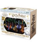Комплект за плетене Eaglemoss Movies: Harry Potter - Hogwarts House Decorations Kit - 2t