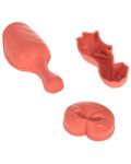 Комплект играчки за пясък Lassig - Splash & Fun, розов, 5 броя - 3t