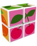 Комплект магнитни кубчета Geomag - Magicube, Плодове, 7 части - 4t