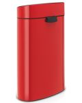 Кош за отпадъци Brabantia - Touch Bin New, 40 l, Passion Red - 3t