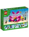 Конструктор LEGO Minecraft - Къща-аксолотъл (21247) - 9t
