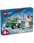Конструктор LEGO City - Линейка за спешна помощ и сноубордист (60403) - 1t
