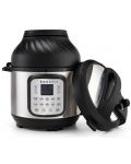 Комбиниран мултикукър Instant - Pot Duo Crisp + Air Fryer, 8 l, 1500W, сребрист - 4t