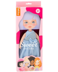 Комплект дрехи за кукла Orange Toys Sweet Sisters - Синя сатенена рокля - 1t
