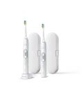 Комплект електрически четки за зъби Philips Sonicare - HX6877/34, бели - 2t