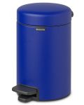 Кош за отпадъци Brabantia - NewIcon, 3 l, Mineral Powerful Blue - 2t