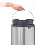 Кош за отпадъци Brabantia - Touch Bin New, 30 l, Metallic Grey - 8t