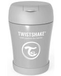 Контейнер за храна Twistshake - Сив, неръждаема стомана, 420 ml - 2t