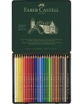 Комплект цветни моливи Faber-Castell Polychromos - 24 цвята - 4t