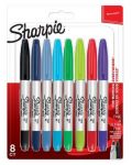 Комплект перманентни маркери Sharpie - Twin Tip, 8 цвята - 1t