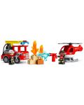 Конструктор LEGO Duplo Town - Пожарна команда и хеликоптер (10970) - 5t
