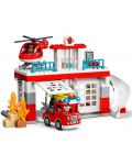 Конструктор LEGO Duplo Town - Пожарна команда и хеликоптер (10970) - 3t