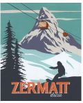 Комплект за рисуване по номера Ravensburger CreArt - Zermatt, Szwajcaria - 2t