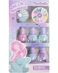 Комплект детски лакове за нокти Martinelia Let's Be Mermaids - 5 цвята - 1t