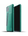Кожен калъф с джоб Mujjo за iPhone 11 Pro Max, светлозелен - 1t