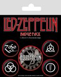 Комплект значки Pyramid - Led Zeppelin - 1t