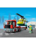 Конструктор LEGO City - Превоз на спасителен хеликоптер (60343) - 5t