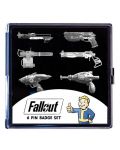 Комплект значки Bethesda Games: Fallout - Weapons - 1t