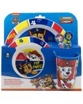 Комплект за хранене Stor - Micro, Paw Patrol Pup Power, 5 части - 2t